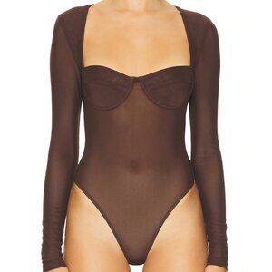 NWT Bardot Carter Mesh Bodysuit